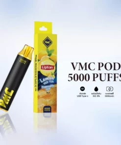 VMC 5000 Puffs Lemon Iced Tea กลิ่นชามะนาวเย็น