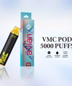 VMC 5000 puff Mineral Water น้ำแร่