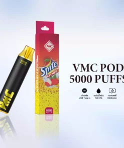 VMC 5000 puff Sprite Lychee สไปรท์ ลินจี่