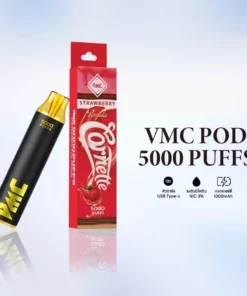 VMC 5000 puff Strawberry Ice Cream ไอติมสตรอเบอร์รี่