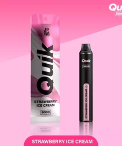 Ks Quik 5000 Puff Strawberry Ice Cream