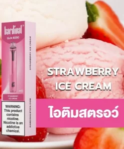 Ks Quik 6000 Puff Strawberry ice cream