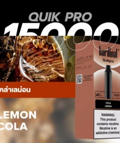 Pod Ks Quik Pro 15000 Puff Lemon Cola (โคล่า เลม่อน)